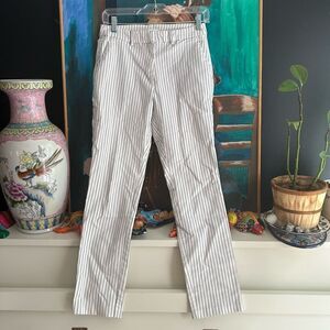 H&M White and Black Striped Dress Pants 6
